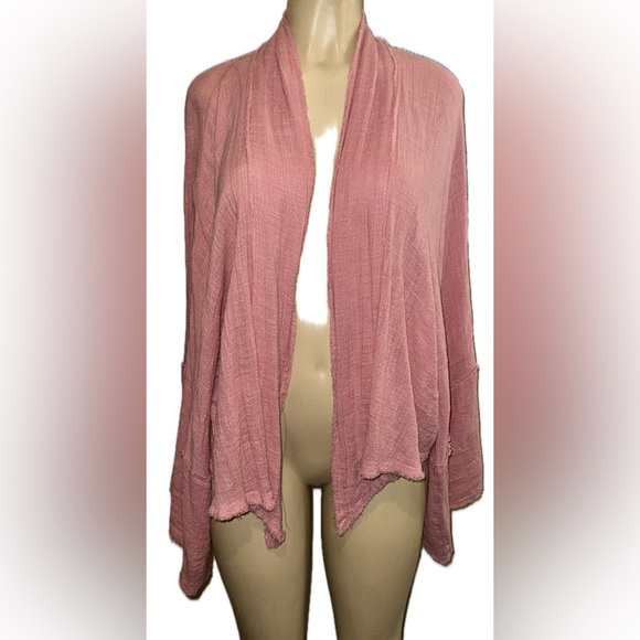 Free People One Azalea Kimono Dusty Rose XS/S - Picture 3 of 11